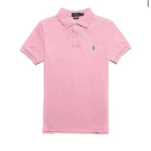 POLO Ralph Lauren Classic Slim Fit Iconic Pink Polo Size L